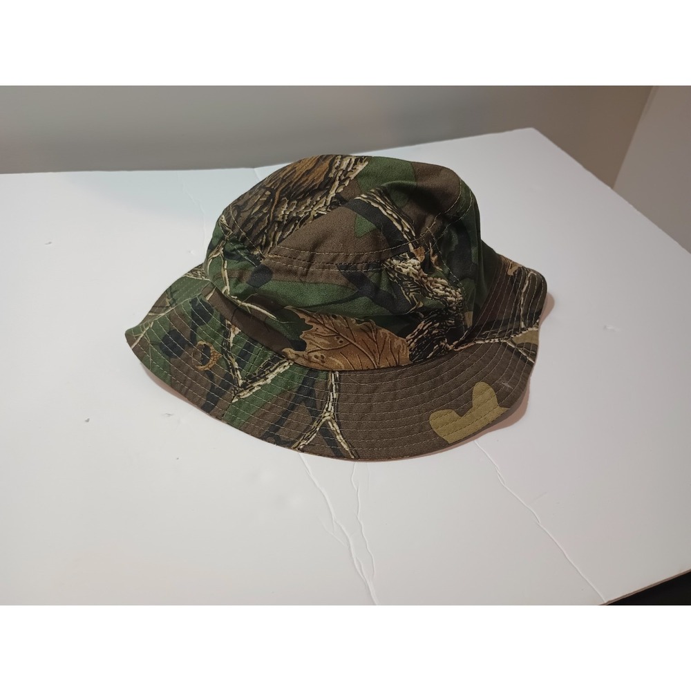 Northwest Territory Camo Bucket Hat Size M Mens 100% Cotton Hunting Fishing...